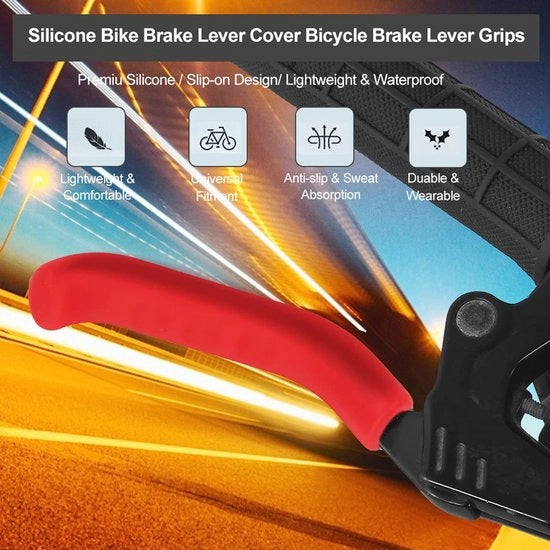 Hoes Antislip con Silicio - Assorbimento degli Impatti - Leggero - Impermeabile - Buon Grip - Manubrio per Bicicletta