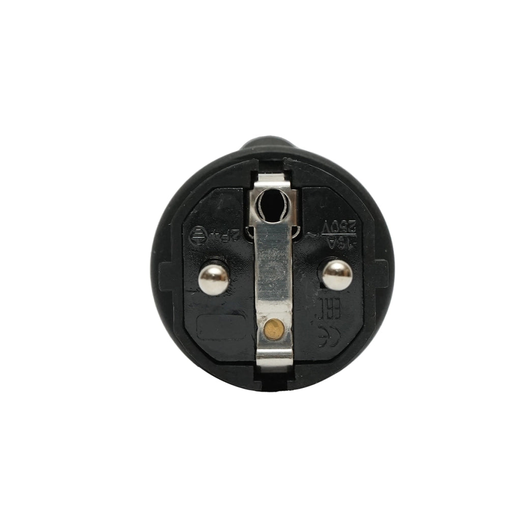 Spina schuko in gomma 250V, 16A con impugnatura e messa a terra IP44