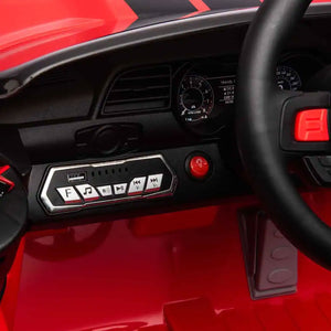 Macchina Elettrica per Bambini Licenza Ufficiale Ford Mustang Shelby Telecomandata 10,8V 3,1Ah Rosso