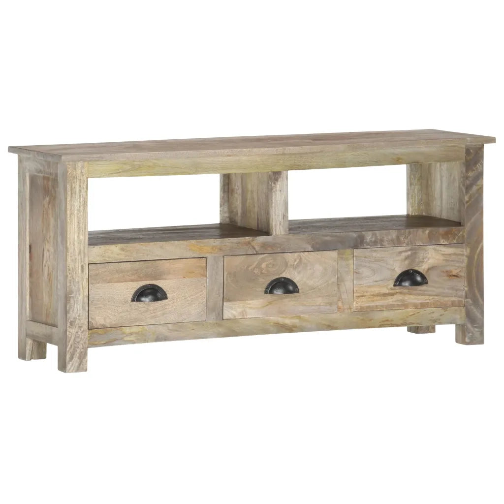 Mobile Porta TV 110x30x50 cm in Legno Massello di Mango cod mxl 17744