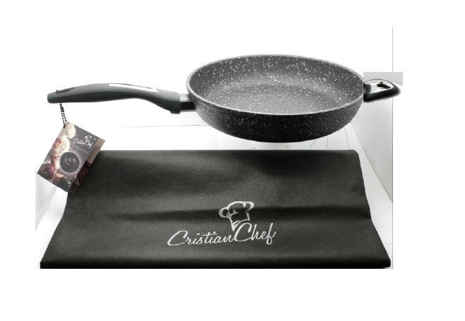Padella Alta Antiaderente anche Induzione Superior Cristian Chef 32 cm