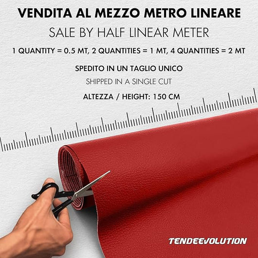 Ecopelle di Alta Qualità "Vanessa" - Colore Lino 23  - Morbida e Resistente - Vendita al Mezzo Metro
