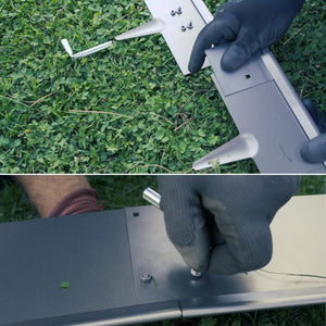 Bordura per Giardino e Orto a Giunzione in Acciaio Zincato 10 Pz da 1m x 160 mm, Bordura per Aiuola, Bordo per Aiuole