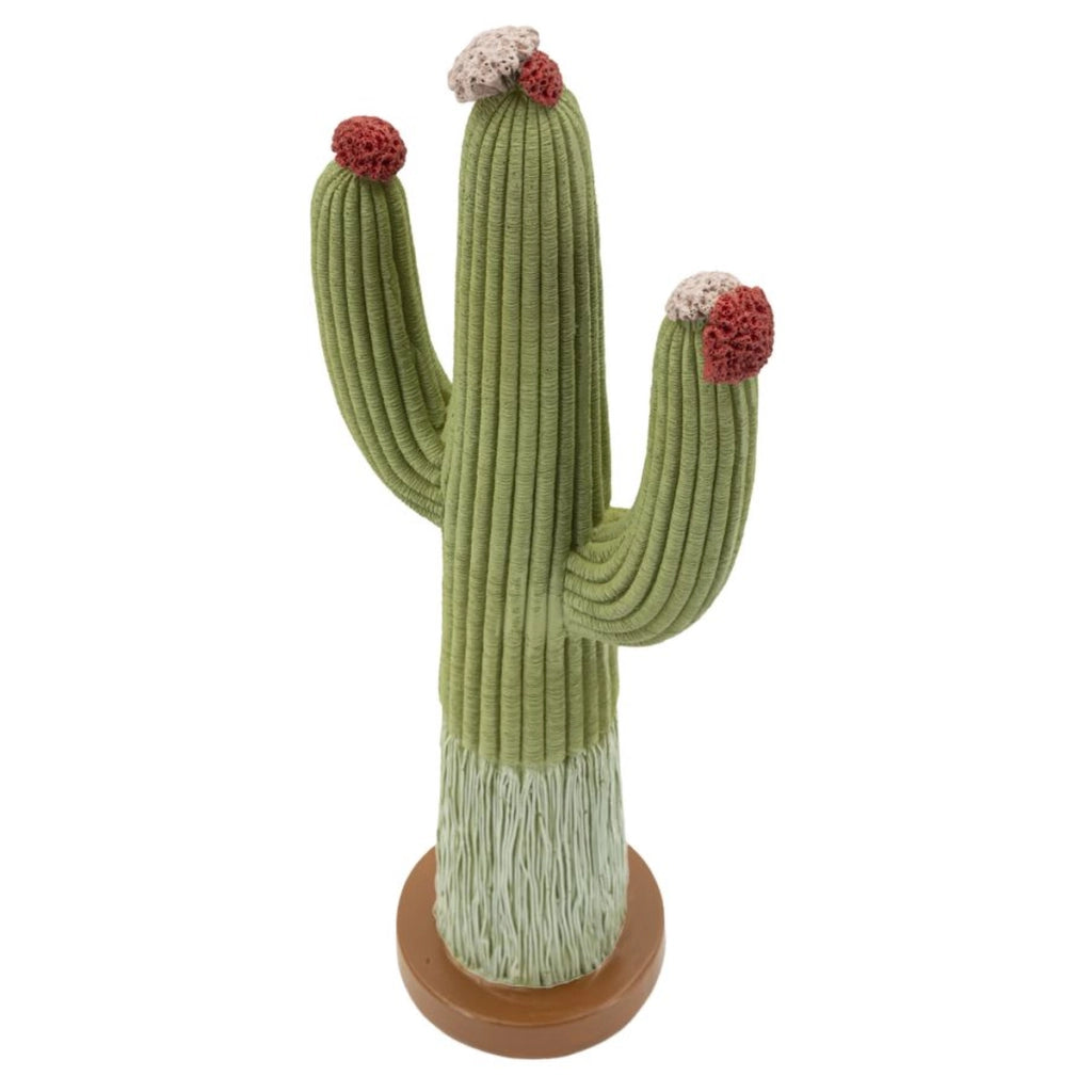 Scultura Cactus, Multicolore, Poliresina, 16,5x11x45 cm