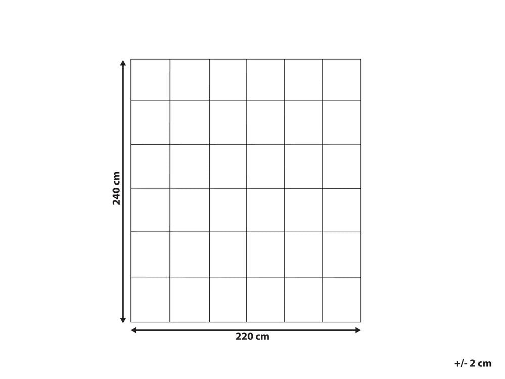 Copripiumino in cotone Japara bianco imbottitura in microfibra King Size 220 x 240 cm trapuntato per tutte le stagioni lavabile in lavatrice