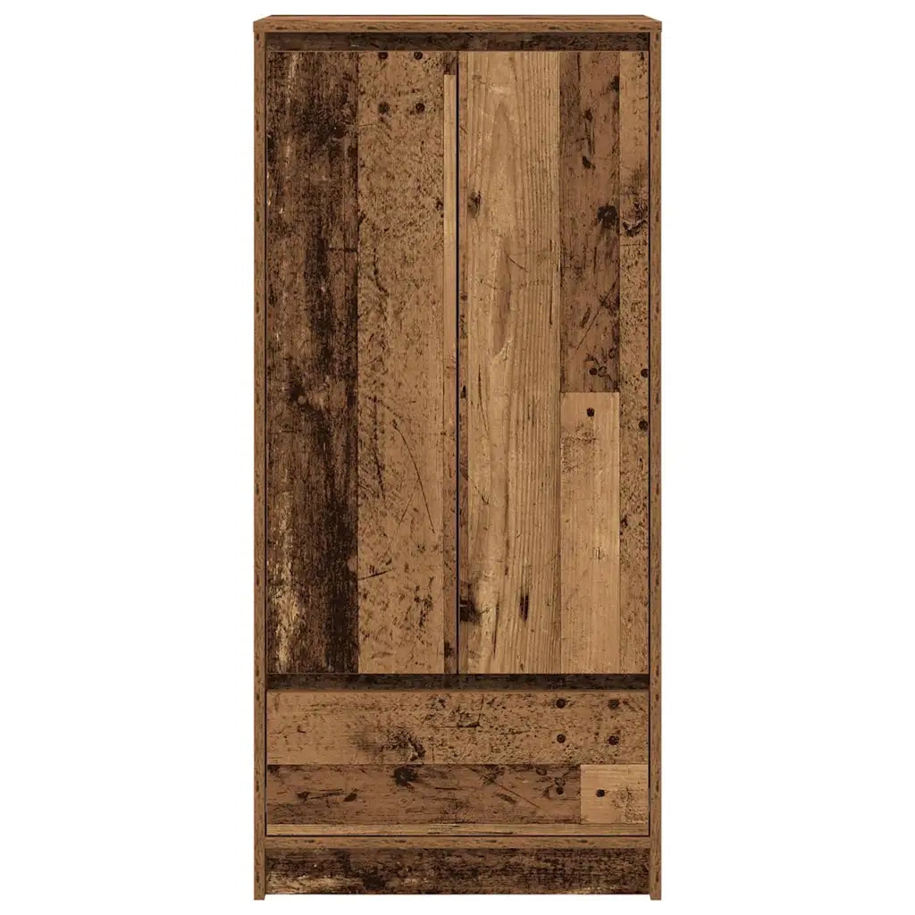 Armadio con Cassetto Legno Antico 55,5x34x119,5 cm Truciolato CFW8724439