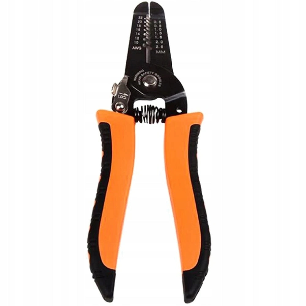 Utensile Multifunzionale 3 in 1 – Spelafili, Pinze e Tronchesi | Acciaio HRC50 ±3 | 7 Fori per Fili 0,6–2,6mm