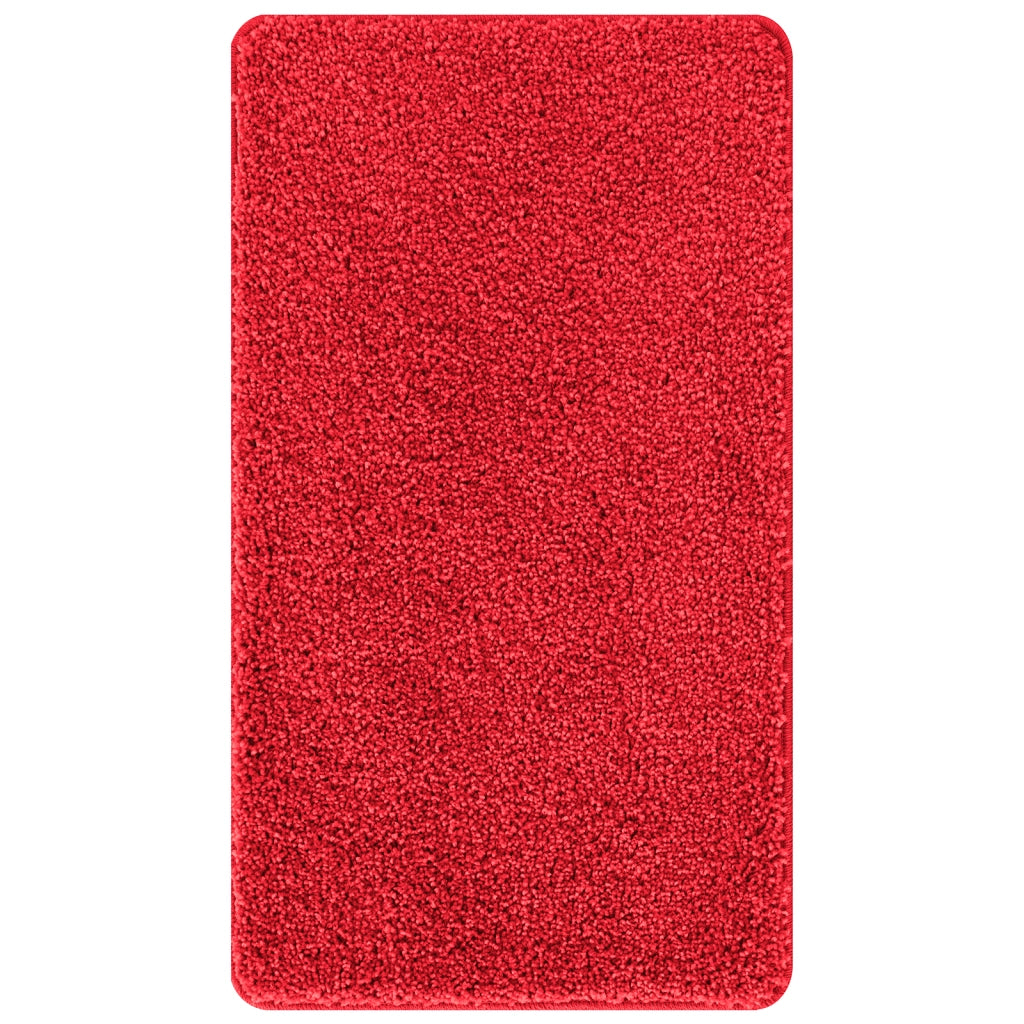 Tappetino da bagno rettangolare rosso 70x120 cm in polipropilene antiscivolo