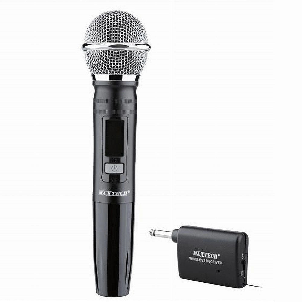 Trade Shop - Microfono Professionale Uhf Con Ricevitore Wireless Karaoke Conferenze Ktv-8.6 -