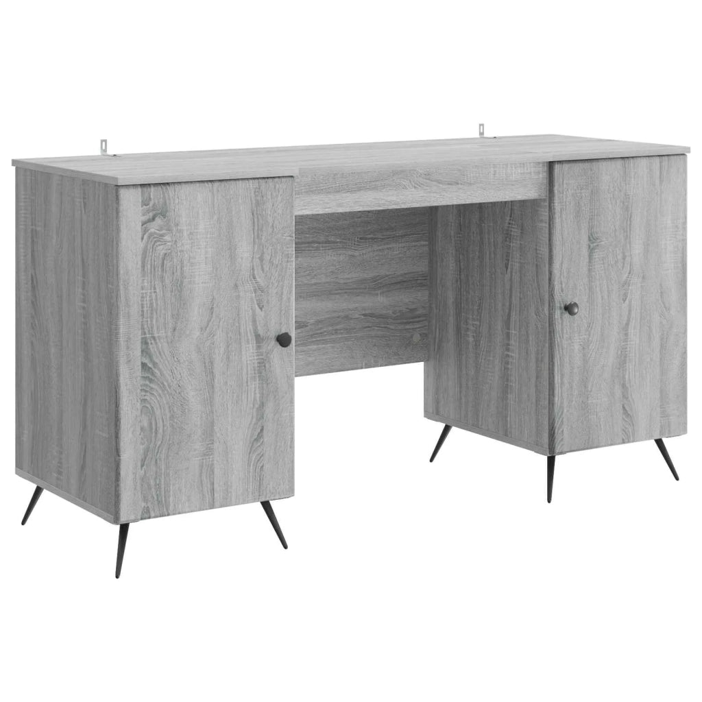 Scrivania Grigio Sonoma 142,5 x 50 x 75 cm Legno ingegnerizzato 3414636