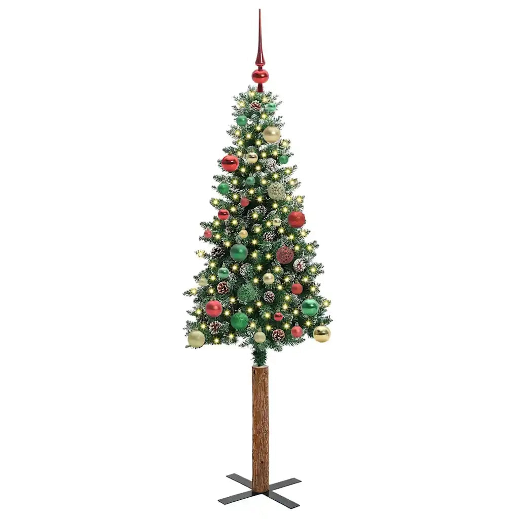Albero di Natale | Decorazioni natalizie snodato con 150 LED con supporto Verde 150 cm