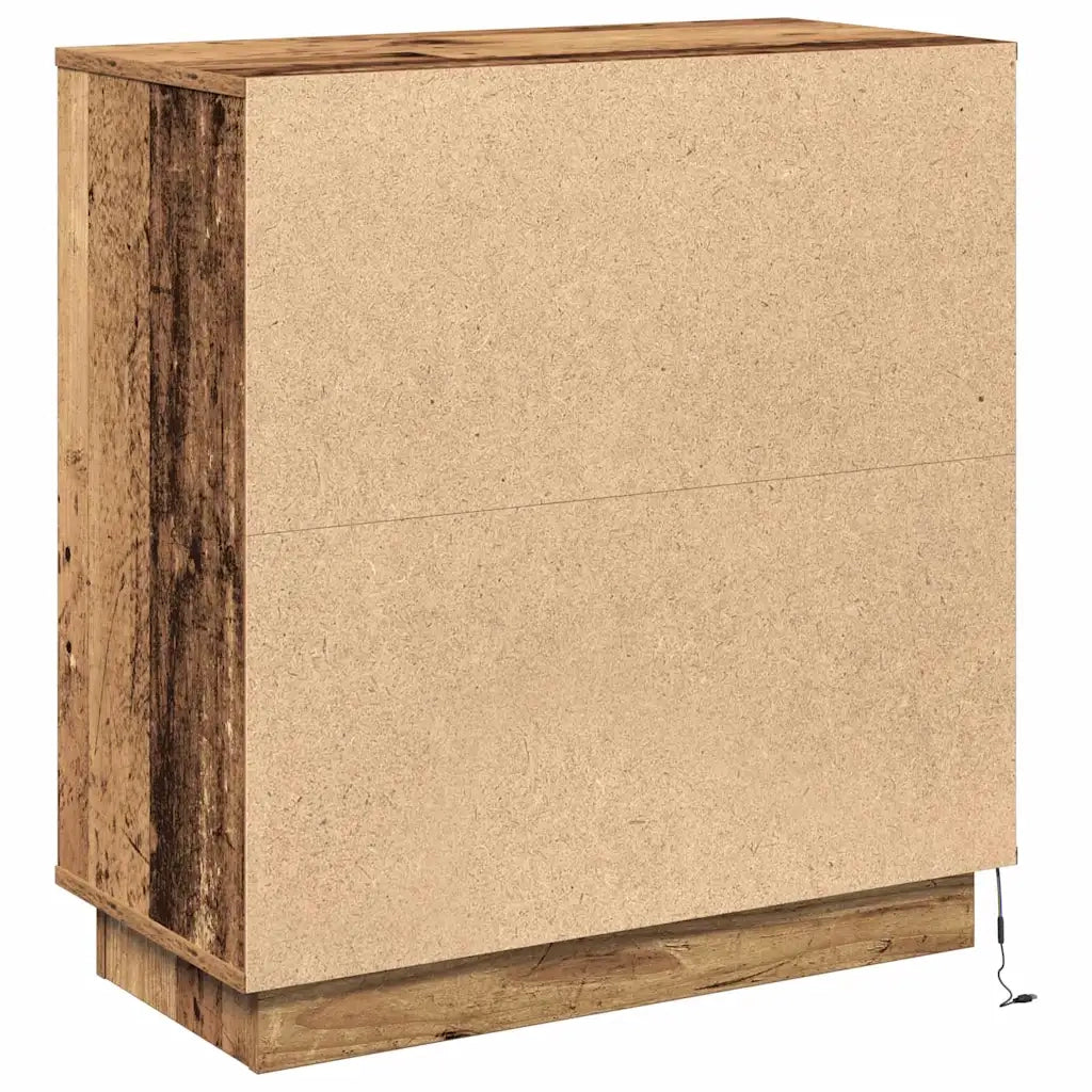 Credenza | Madia LED Legno vecchio 71 x 34,5 x 75 cm Legno multistrato