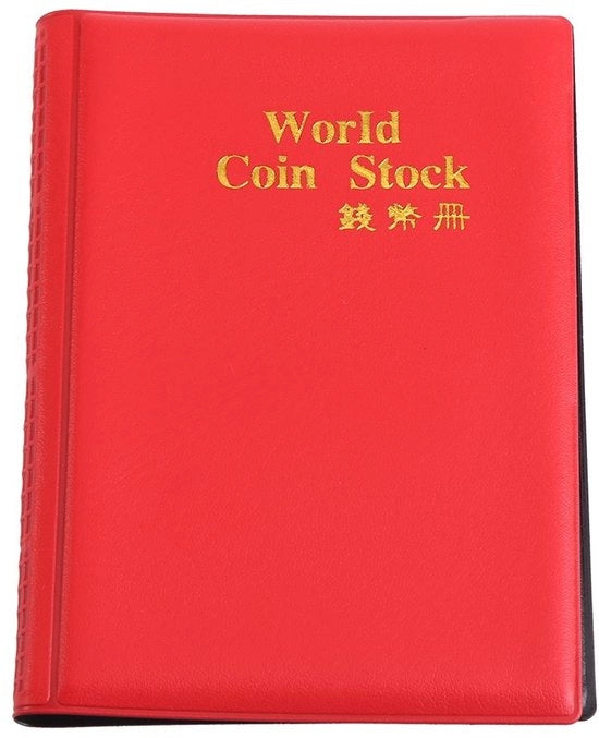 Album per collezione di monete con 10 pagine - Otrente per monete - Contenitore per collezione di monete - Cartellina trasparente per monete - Adatto per collezionisti di monete - Album per collezione di monete