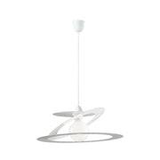Sospensione Geko 1 Luce Bianco e Grigio LuceArt Classic