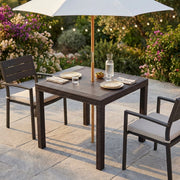 Tavolo da Giardino Quadrato in wicker cm 80x80 - WADE