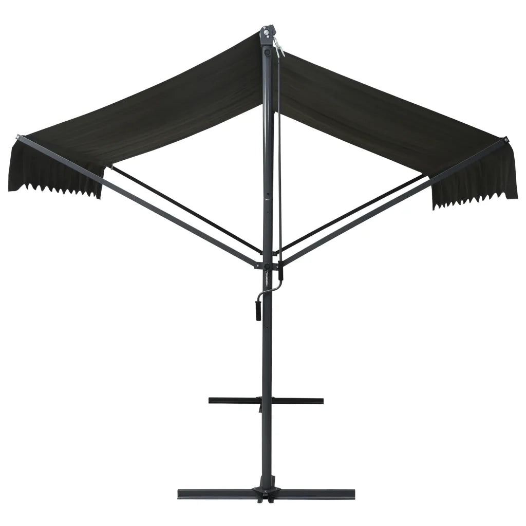 Tenda Parasole con Piedistallo 300x300 cm Antracite cod mxl 54703