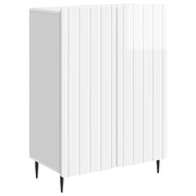 Credenza Bianco Lucido 66 x 34,5 x 92 cm Legno ingegnerizzato 894359