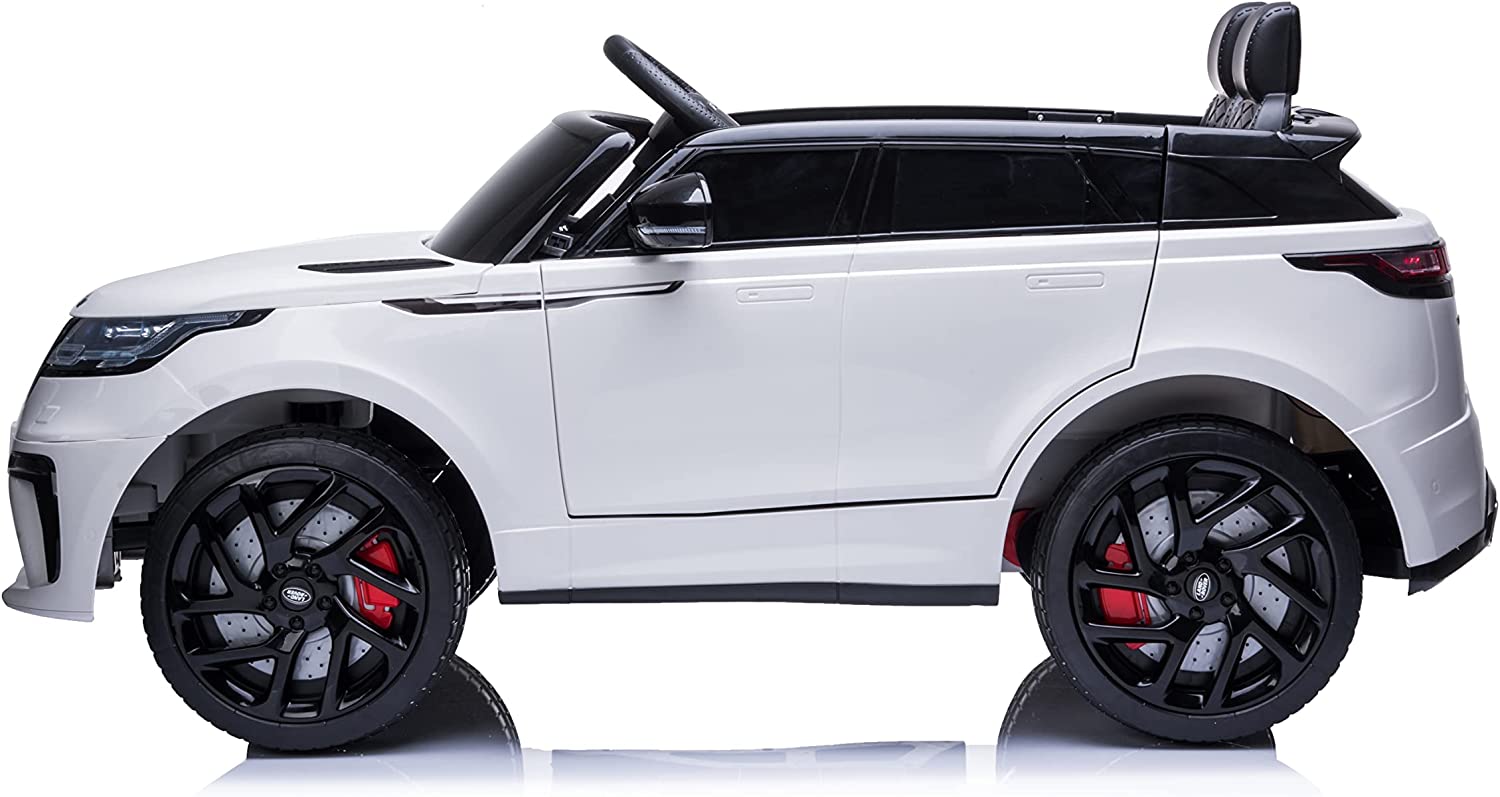 Auto Elettrica macchina per Bambini RANGE ROVER VELAR 12V-Bianco