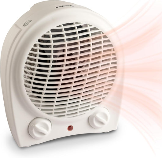 Innoliving INN-580NEW Termoventilatore Stufetta 2000W, 2 Livelli di Potenza, Termostato Regolabile, Funzione Ventilazione, Protezione contro il Surriscaldamento