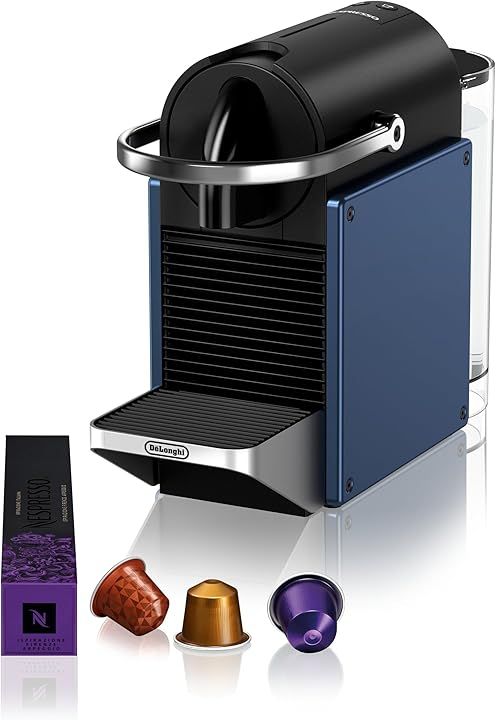 Nespresso de`longhi pixie macchina da caffe eco blu con sistema capsule en127.bl - EN127BL