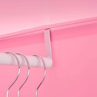 Scaffale portaoggetti per bambini armadietto modulare in plastica armadio animali armadio rosa 13_0001209