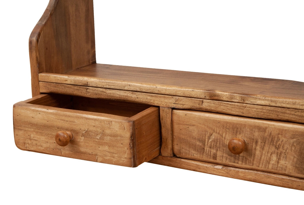 Biscottini Piattaia in legno massello di tiglio finitura naturale L53xPR20xH68 cm. Made in Italy