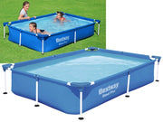 PISCINA BESTWAY RETTANGOLARE 221X150 H43  56401