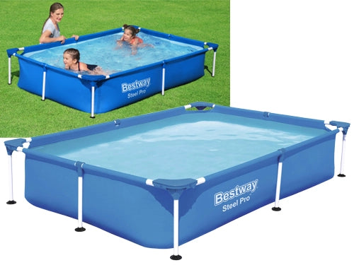PISCINA BESTWAY RETTANGOLARE 221X150 H43  56401