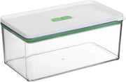 Cassa di conservazione a scomparto con coperchio, contenente 1,5L, ermetica, per carne e snack, ideale per il sistema di organizzazione della dispensa