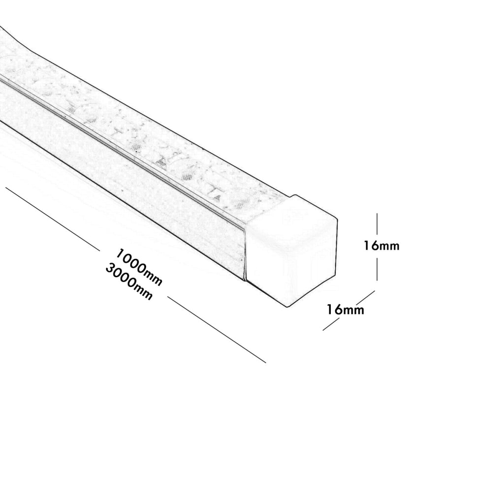 Wall Washer flessibile barra luminosa 24V IP67 striscia LED 24W / MT luce angolo 30 gradi esterni giardino facciata edifici barche 1 METRO 3000K