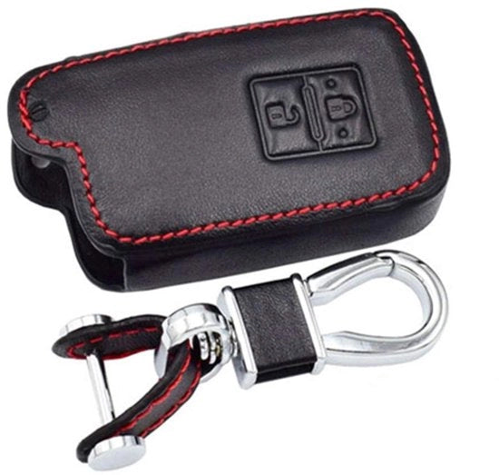 Cassaforte per chiavi - Pelle - Protezione per le chiavi dell'auto - Nero - Cassetto per chiavi - Adatto per modelli Toyota 2012-2019 - 2 chiavi