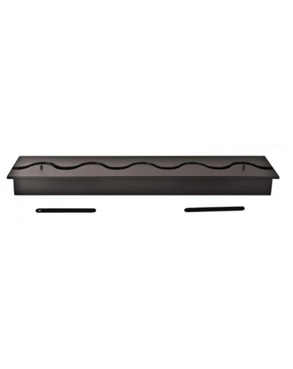 Bruciatore Wave Black da 45 cm - 200 cm - Wave 900 - 90 cm - 6 L , Versione ad onda