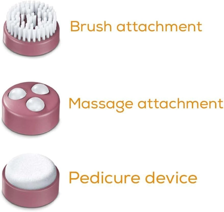 Beurer FB 35 Idromassaggiatore Plantare Pediluvio 140 W Aromaterapia Luci Infrarossi 3 Accessori Pedicure colore Bianco Rosso