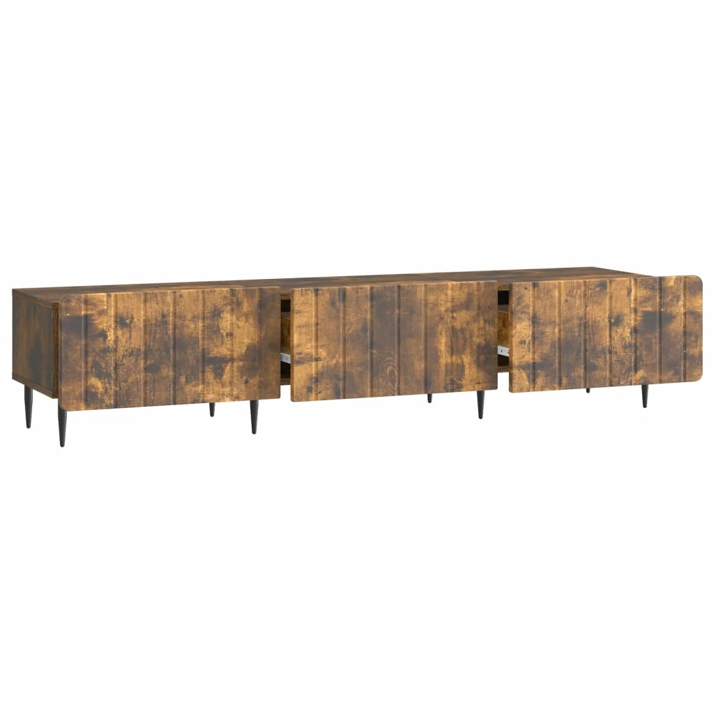 Mobile TV Rovere Fumo 147 x 34,5 x 32 cm Legno ingegnerizzato 894480