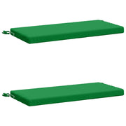 Cuscini per Panchina a 2 Pezzi SOEST 2 pz 100% Poliestere Verde 948715