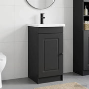 Mobile da bagno con lavabo Nero 42 x 40 x 84,5 cm 889995