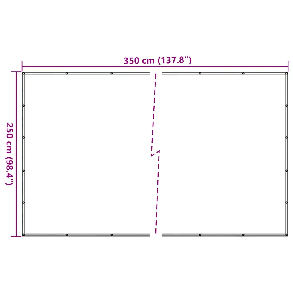 Rete per Rimorchi in HDPE 2,5x3,5 m Nera CFW1918256