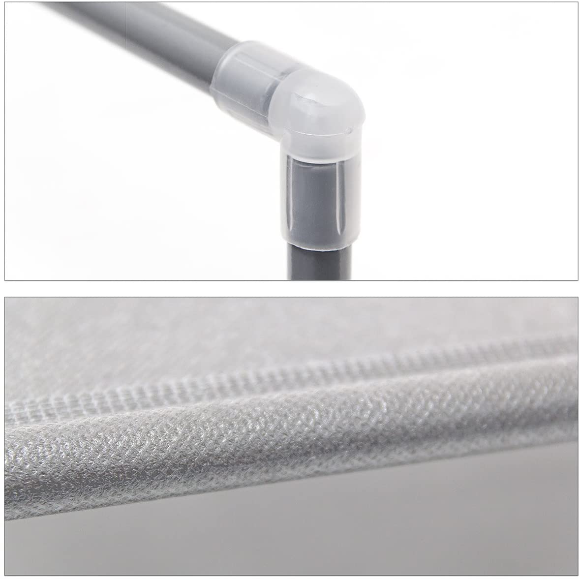 Scarpiera scarpiera ripiani ripiani 5 livelli fino a 25 paia 90,5 cm grigio 13_0001028_3