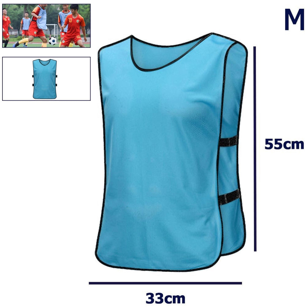 Trade Shop - Pettorina Da Allenamento Gilet Casacca Sportiva Scuola Calcio Sport Basket Color -