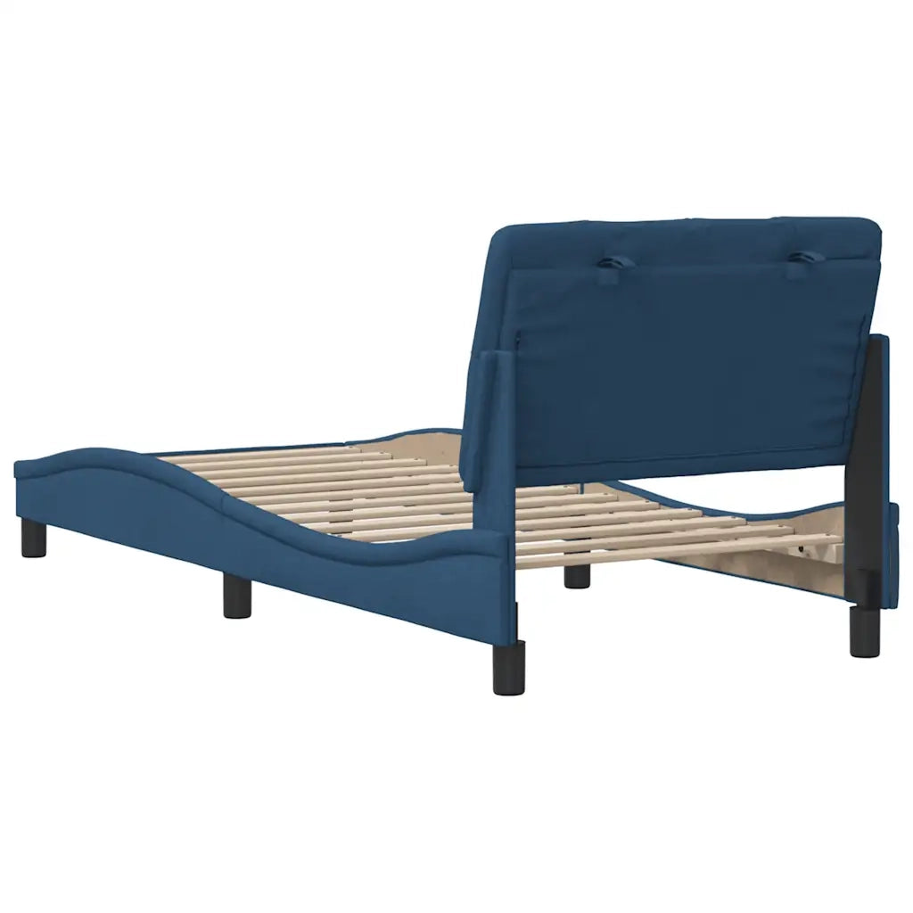 Giroletto senza Materasso Blu 80x200 cm in Tessuto 3310565