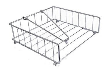 Portatovaglioli da Tavola Quadrato Slim Metallo Cromato Artex