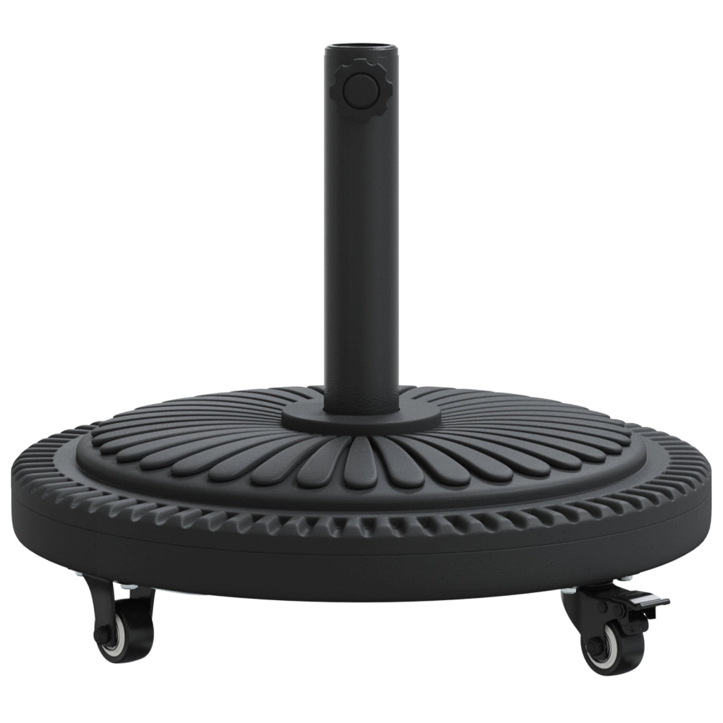 Base per Parasol  con Ruote per Poli Ã˜38-48 mm 13 kg Rotonda