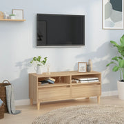 Mobile TV-Credenza per TV Rovere Sonoma 100x34,5x44,5 cm in Legno Multistrato