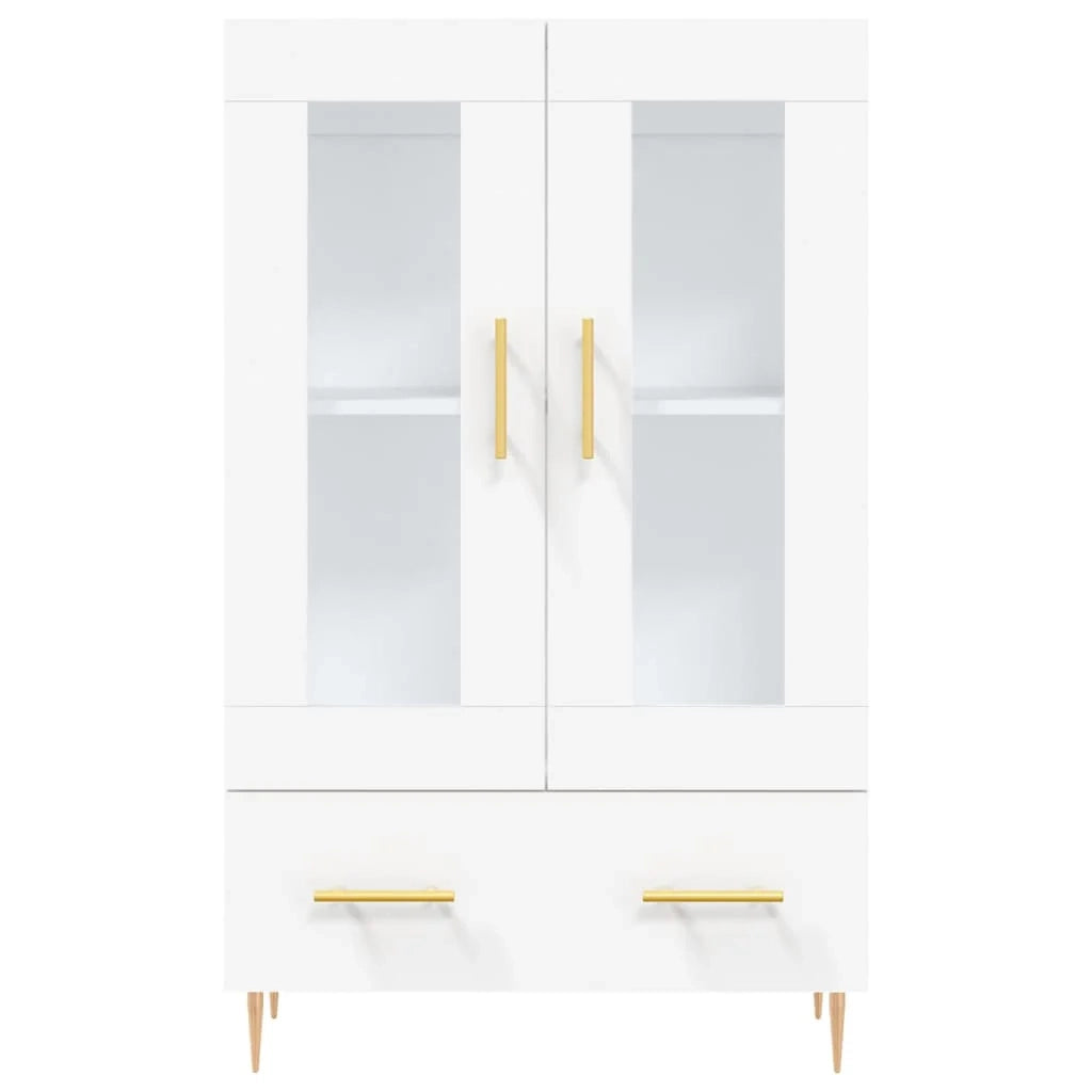 Buffet credenza cassettiera mobiletto mobile contenitore organizer cucina soggiorno salotto alto 69,5 x 31 x 115 cm legno ingegnerizzato bianco 02_0032498
