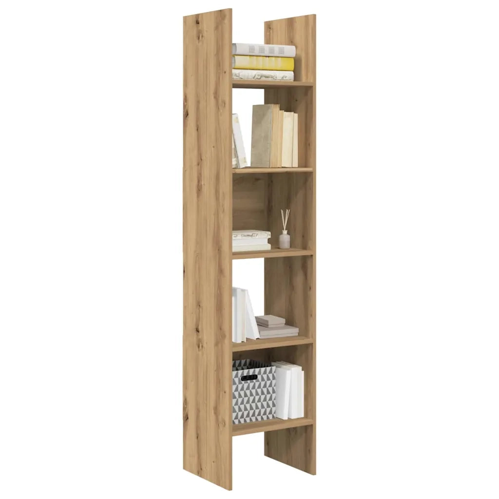 vidaXL Armadio per Libri rovere artigianale 40 x 35 x 180 cm
