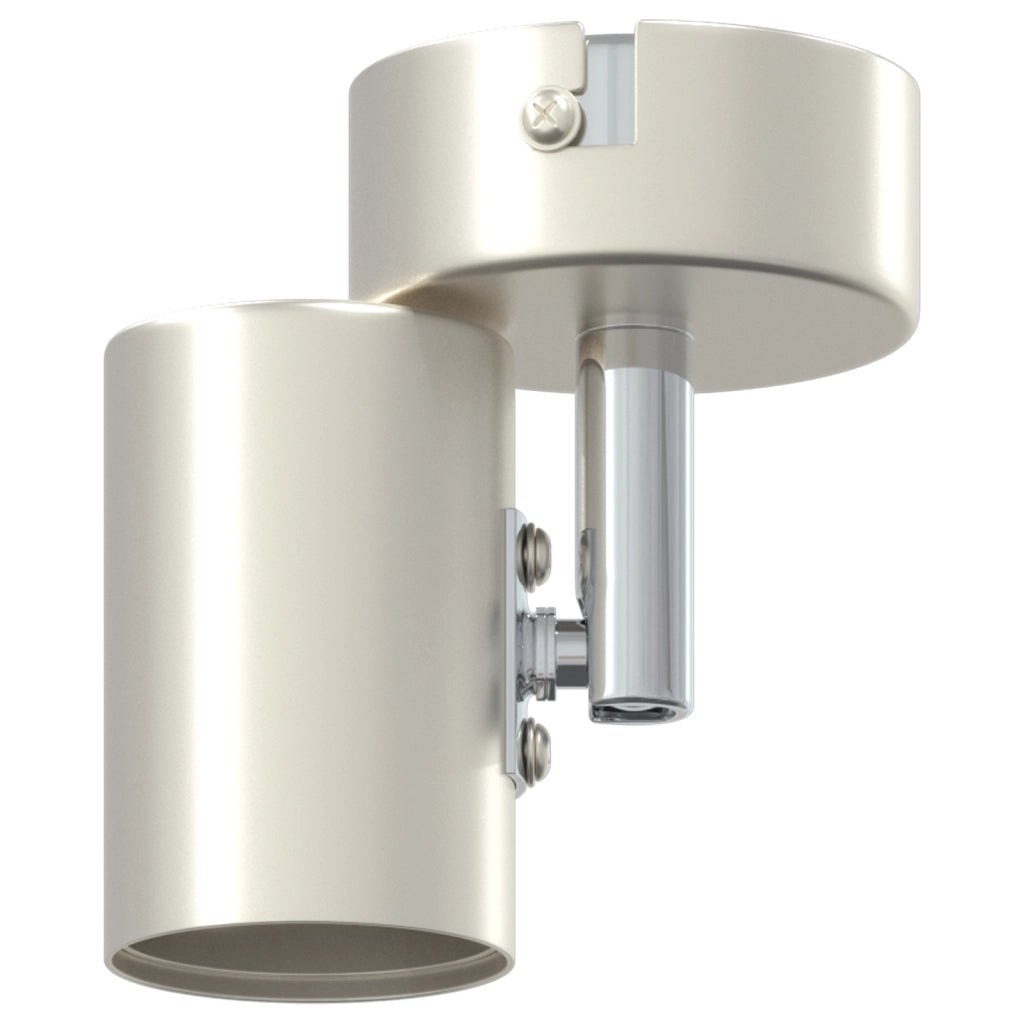 Faretti da soffitto 1 Via Regolabile Nichel E27