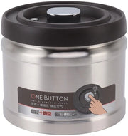 Contenitore di conservazione a vuoto 1100ml - Aria stagna - Acciaio inossidabile - Conservazione alimentare - Caffè/Tè/Noci - Materiale di conservazione igienico