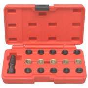 Kit di riparazione filettature candelette 16 pezzi M14x1,25 officina auto 02_0004088