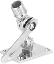 Sostegno per Antenna Trasportabile - Acciaio Inossidabile - Doppio Giro - Antenna Marittima - Resistente alla Corrosione - Base di Alta Qualità - Supporto per Antenna