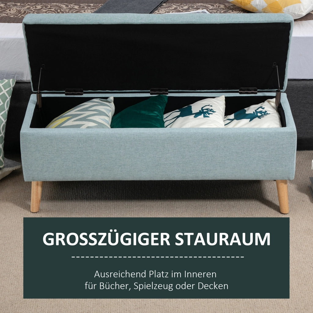 PANCA Contenitore 110x39x45 cm Verde in poliestere
